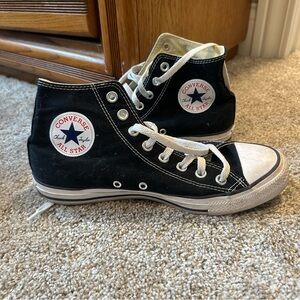 black high top converse